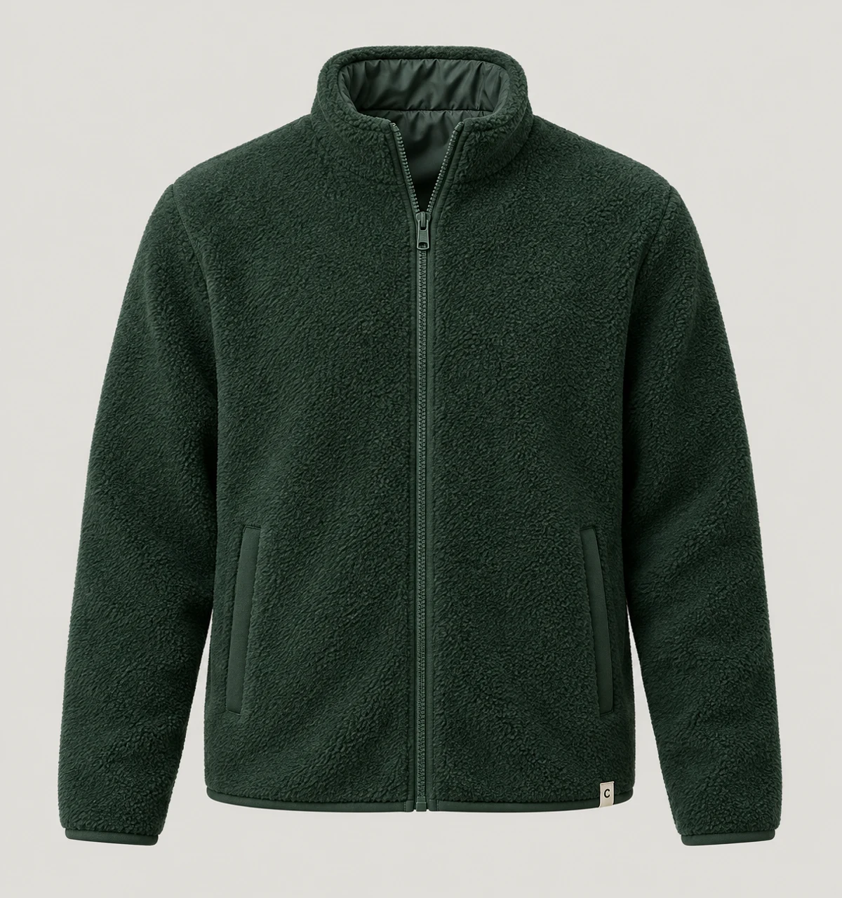 Cedarrest Lined Jacket in Pine, front view